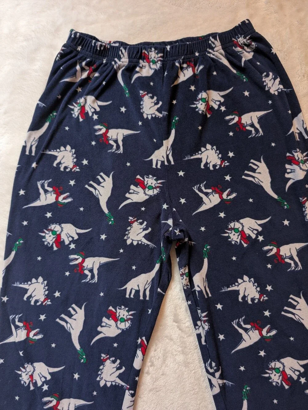 Jellifish Kids Christmas Dinosaur Pajama Set XL (14/16) Dino Snore Rex